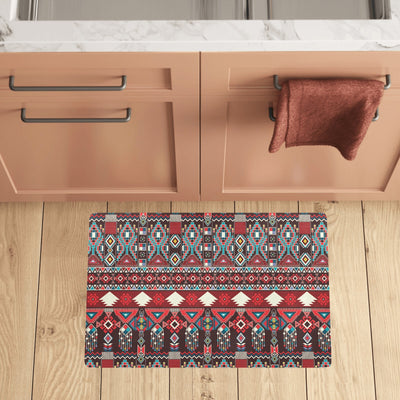 Tribal Aztec Indians native american Kitchen Mat