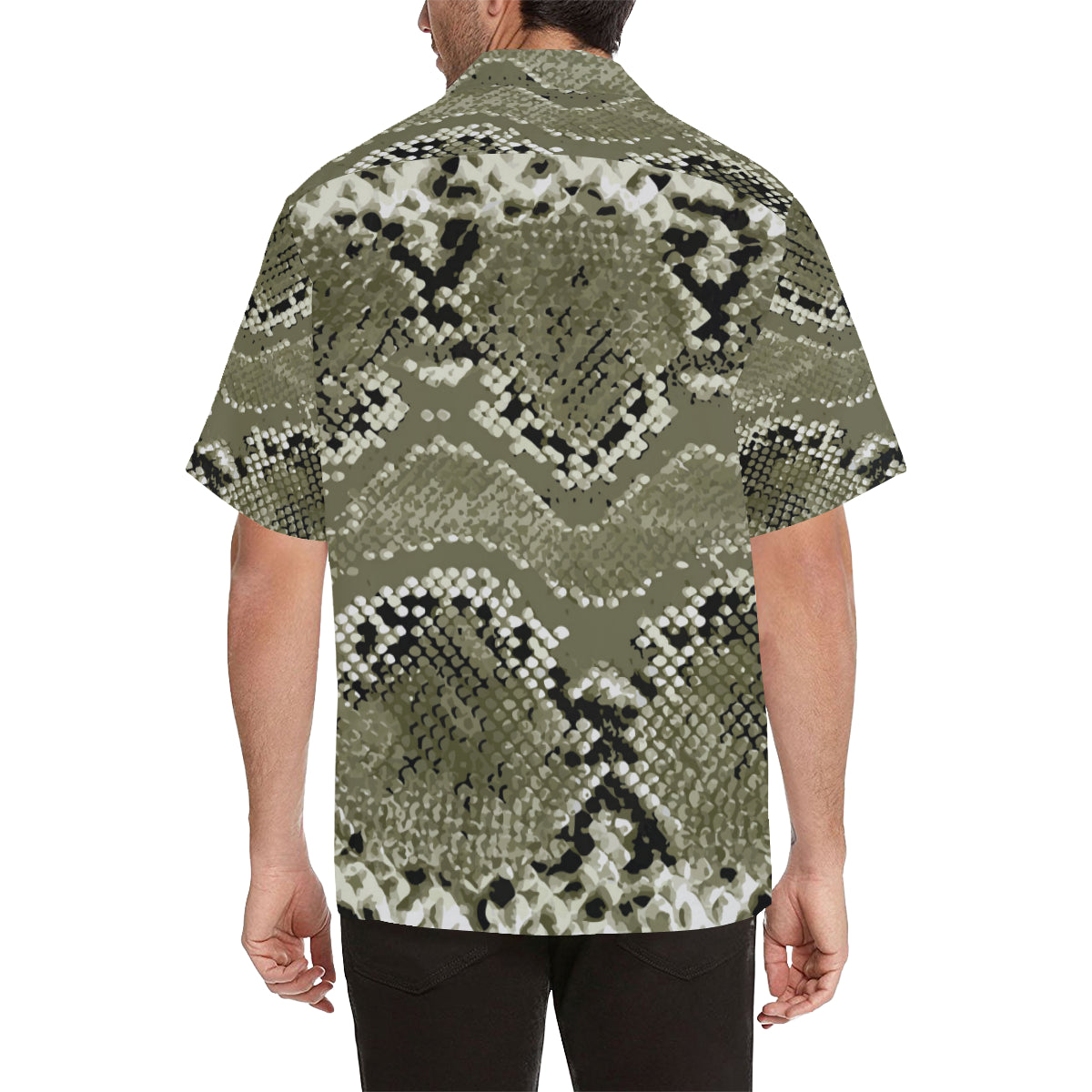 Python Pattern Print Design A04 Men's Hawaiian Shirt