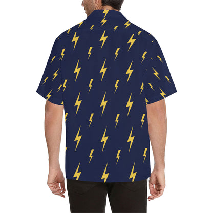 Lightning Thunder Pattern Print Design 03 Men's Hawaiian Shirt