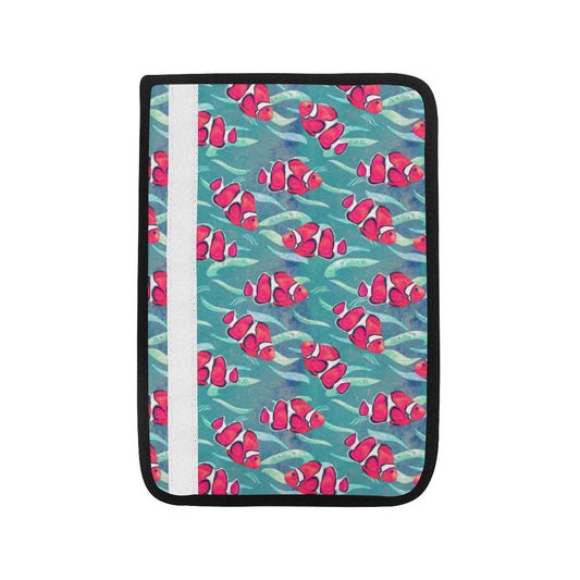 Clownfish Pattern Print Design 02 Car Seat Belt Cover