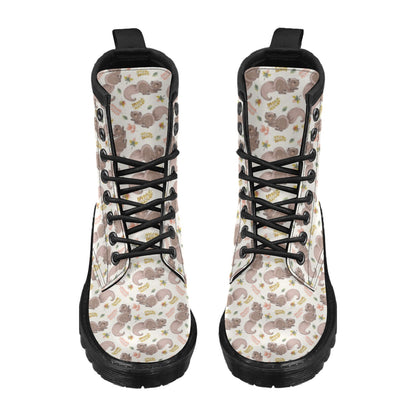 Squirrel Print Design LKS307 Women's Boots