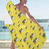 Bee Cute Print Design LKS308 Beach Towel 32" x 71"