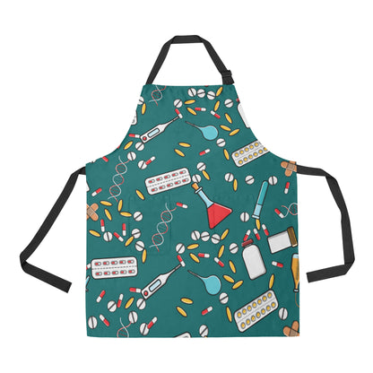 Nurse Pattern Print Design A05 Apron with Pocket