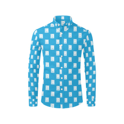 Bible Pattern Print Design 02 Men's Long Sleeve Shirt