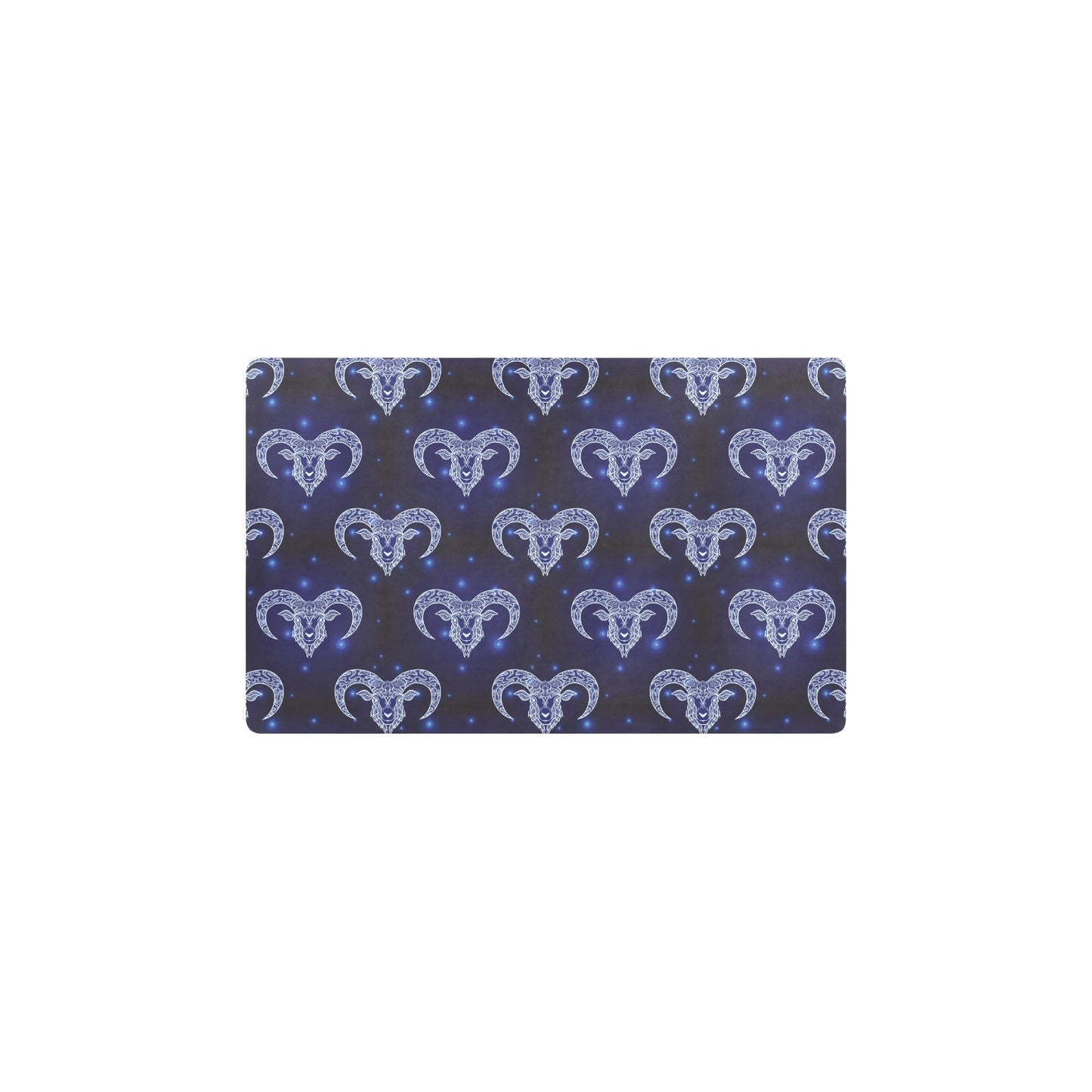 Aries Zodiac Pattern Print Design 01 Kitchen Mat