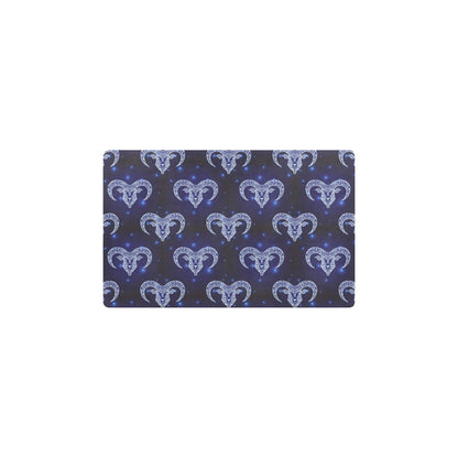 Aries Zodiac Pattern Print Design 01 Kitchen Mat