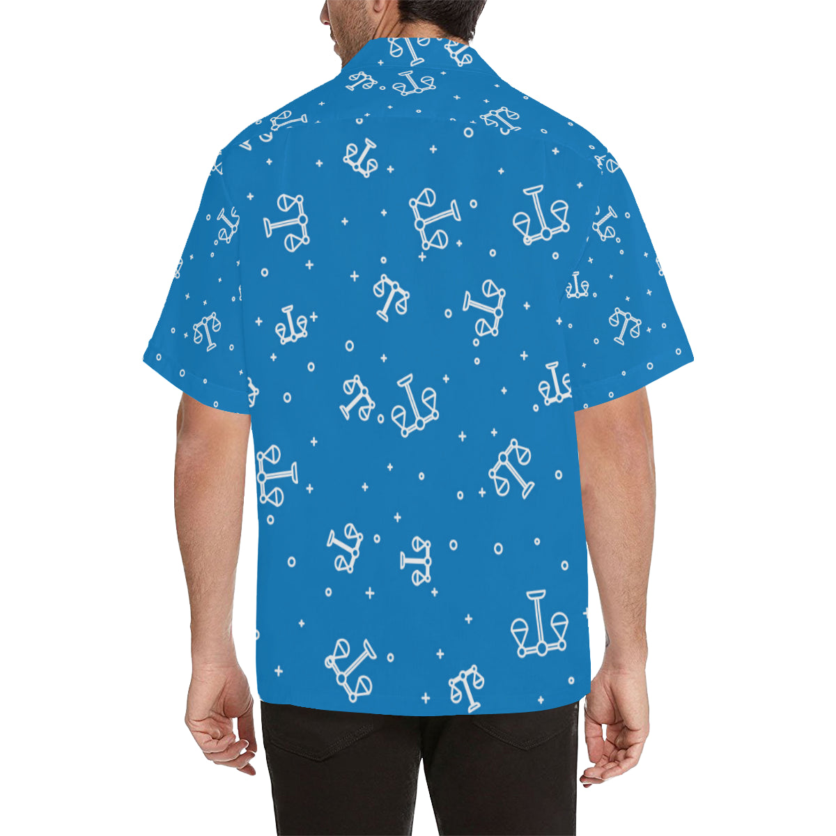 Libra Pattern Print Design 05 Men's Hawaiian Shirt