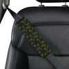 Peacock Feather Pattern Design Print Car Seat Belt Cover