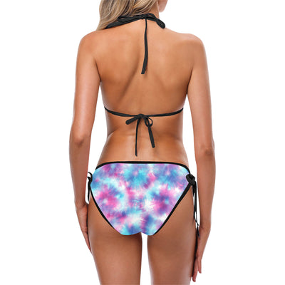 Tie Dye Blue Pink Bikini