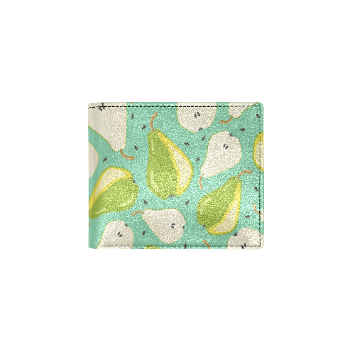 Pear Pattern Print Design PE04 Men's ID Card Wallet
