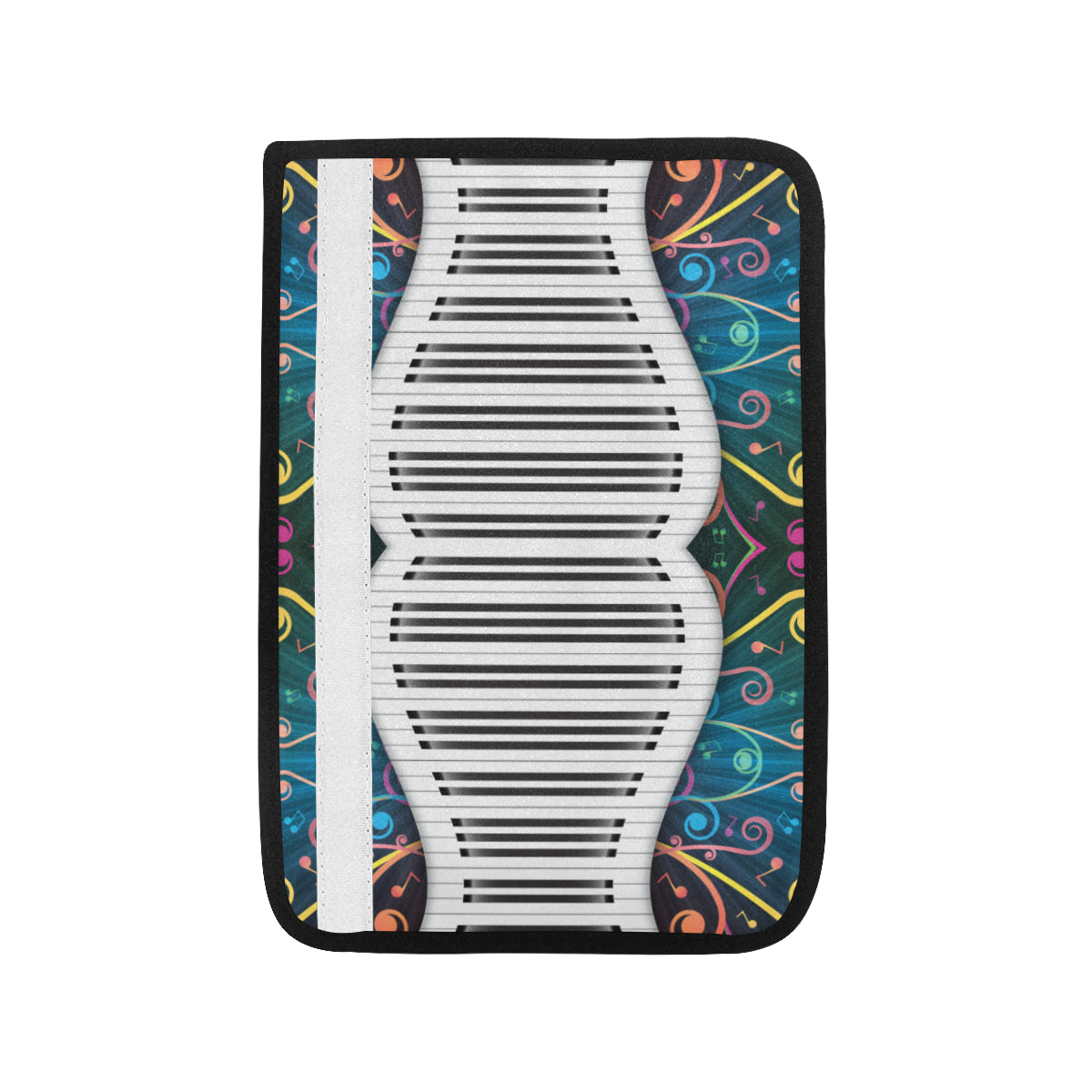 Piano Pattern Print Design 01 Car Seat Belt Cover