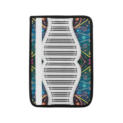 Piano Pattern Print Design 01 Car Seat Belt Cover