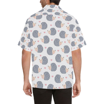 Hedgehog Baby Pattern Print Design 03 Men's Hawaiian Shirt