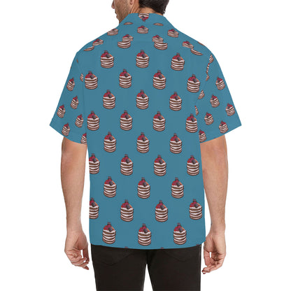Pancake Pattern Print Design A03 Men's Hawaiian Shirt