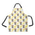 Tiki Smile Mask Print Pattern Apron with Pocket