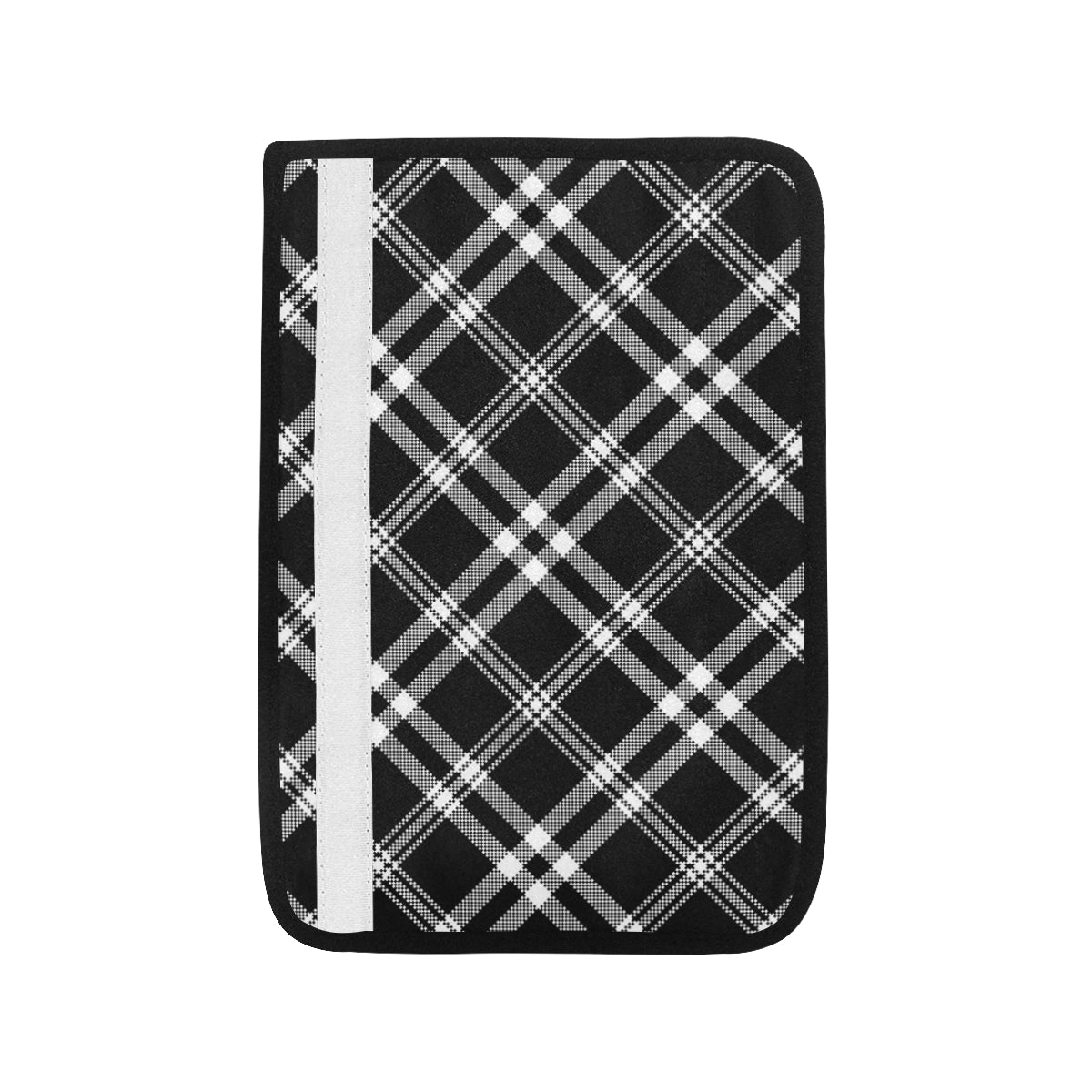 Madras Pattern Print Design 03 Car Seat Belt Cover
