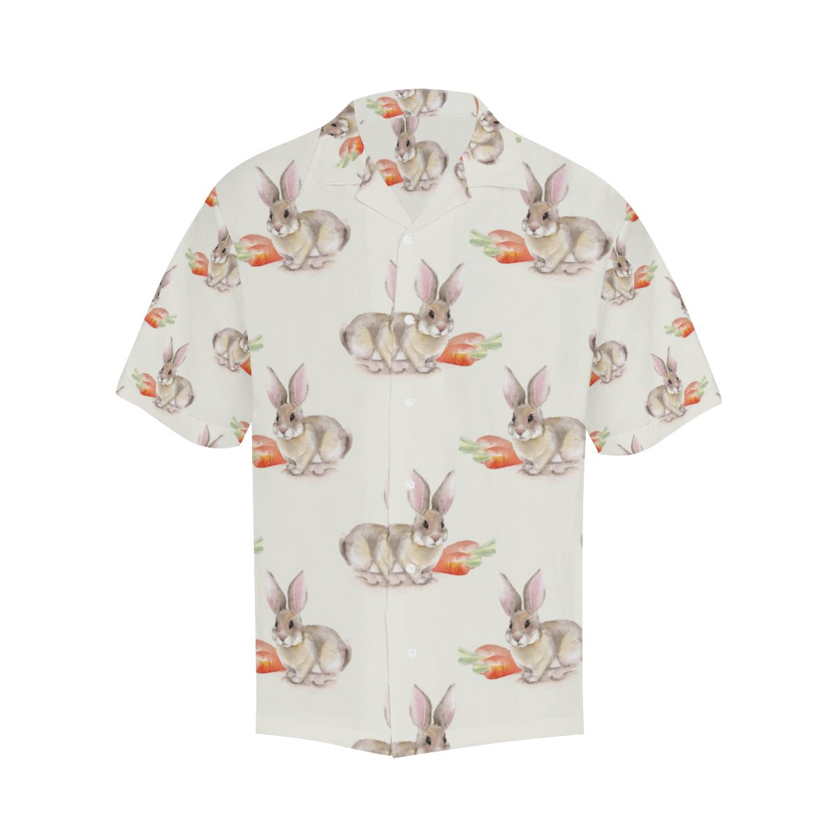 Rabbit Pattern Print Design 01 Men's Hawaiian Shirt