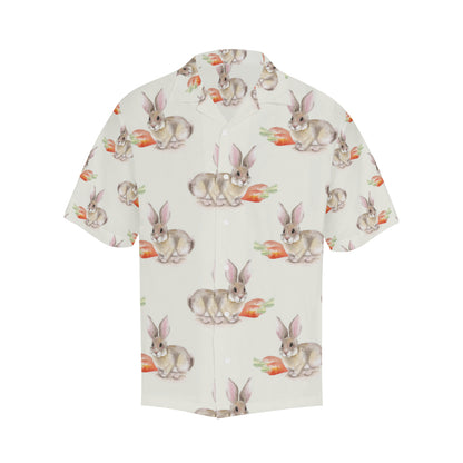 Rabbit Pattern Print Design 01 Men's Hawaiian Shirt