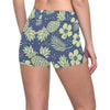 Pineapple Pattern Print Design PP07 Yoga Shorts