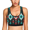 Native Pattern Print Design A08 Sports Bra