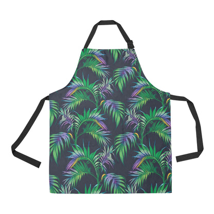 Palm Leaves Pattern Print Design PL04 Apron with Pocket