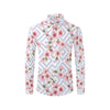 Cherry Blossom Pattern Print Design CB07 Men's Long Sleeve Shirt