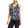 Shark Bite Pattern Women's Racerback Tank Top