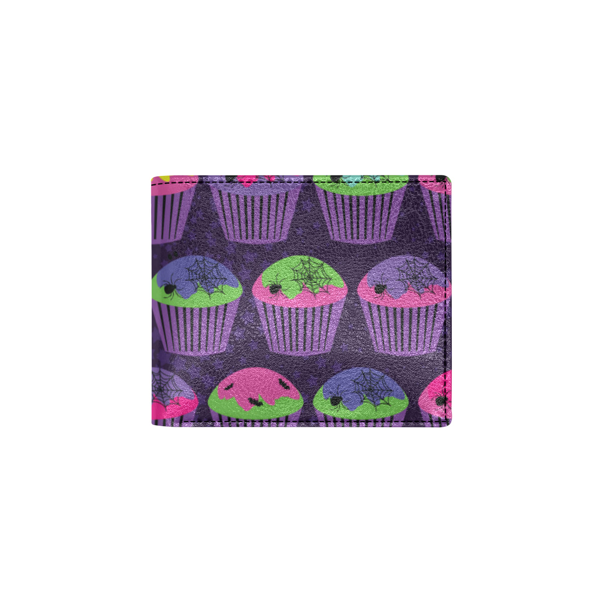 CupCake Halloween Men's ID Card Wallet