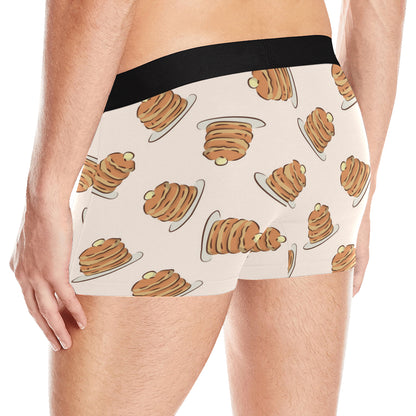 Pancake Pattern Print Design A01 Men's Boxer Briefs
