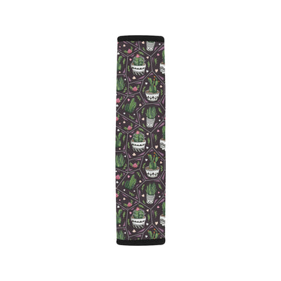 Cactus Pattern Print Design 03 Car Seat Belt Cover