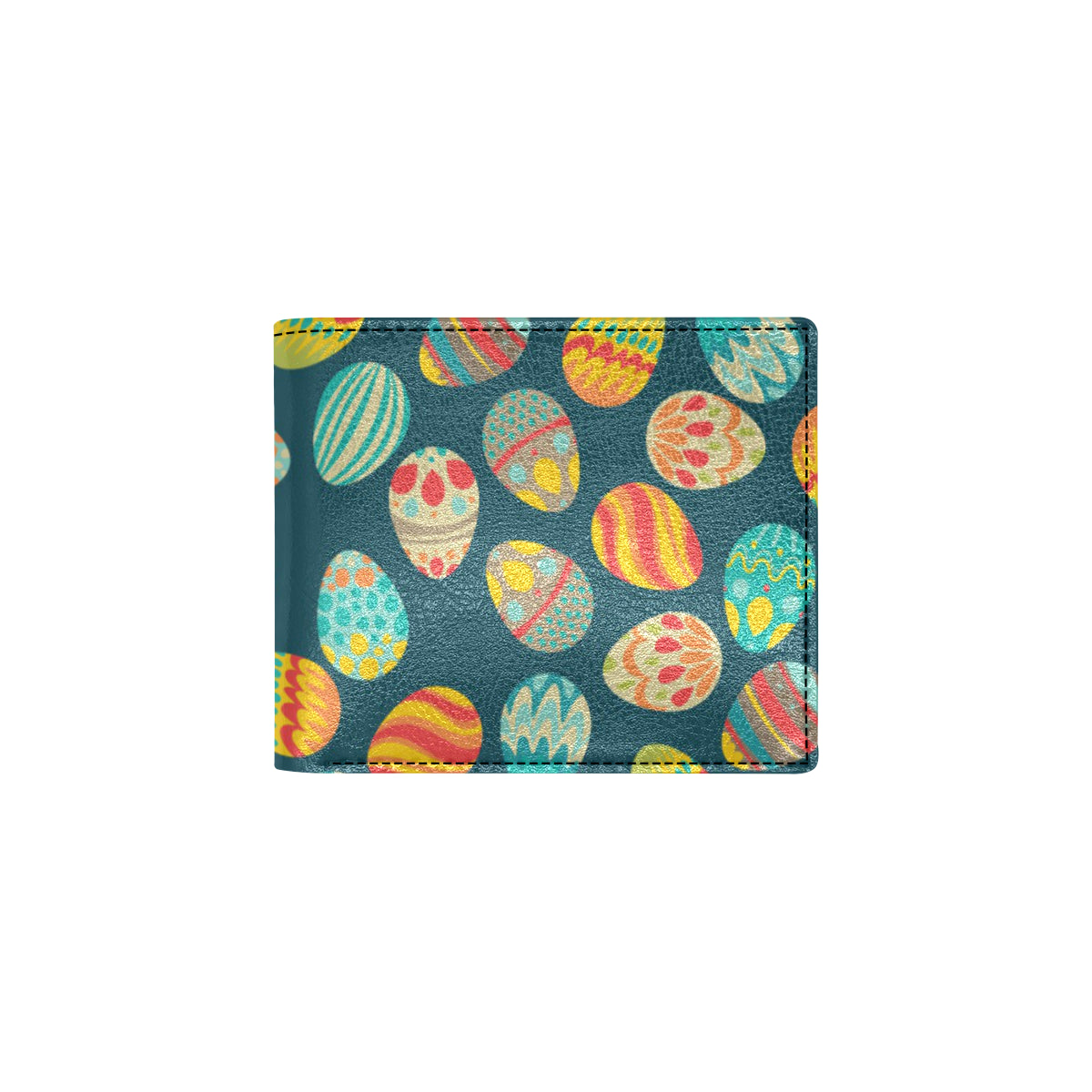 Easter Eggs Pattern Print Design RB09 Men's ID Card Wallet