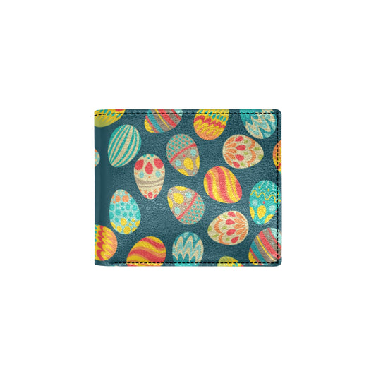 Easter Eggs Pattern Print Design RB09 Men's ID Card Wallet