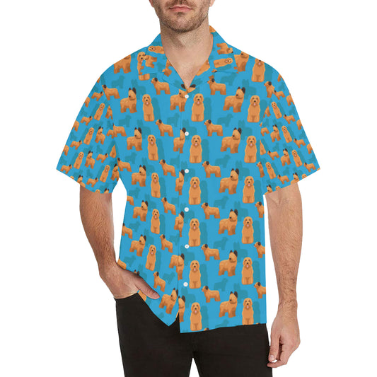 Briards Pattern Print Design 01 Men's Hawaiian Shirt