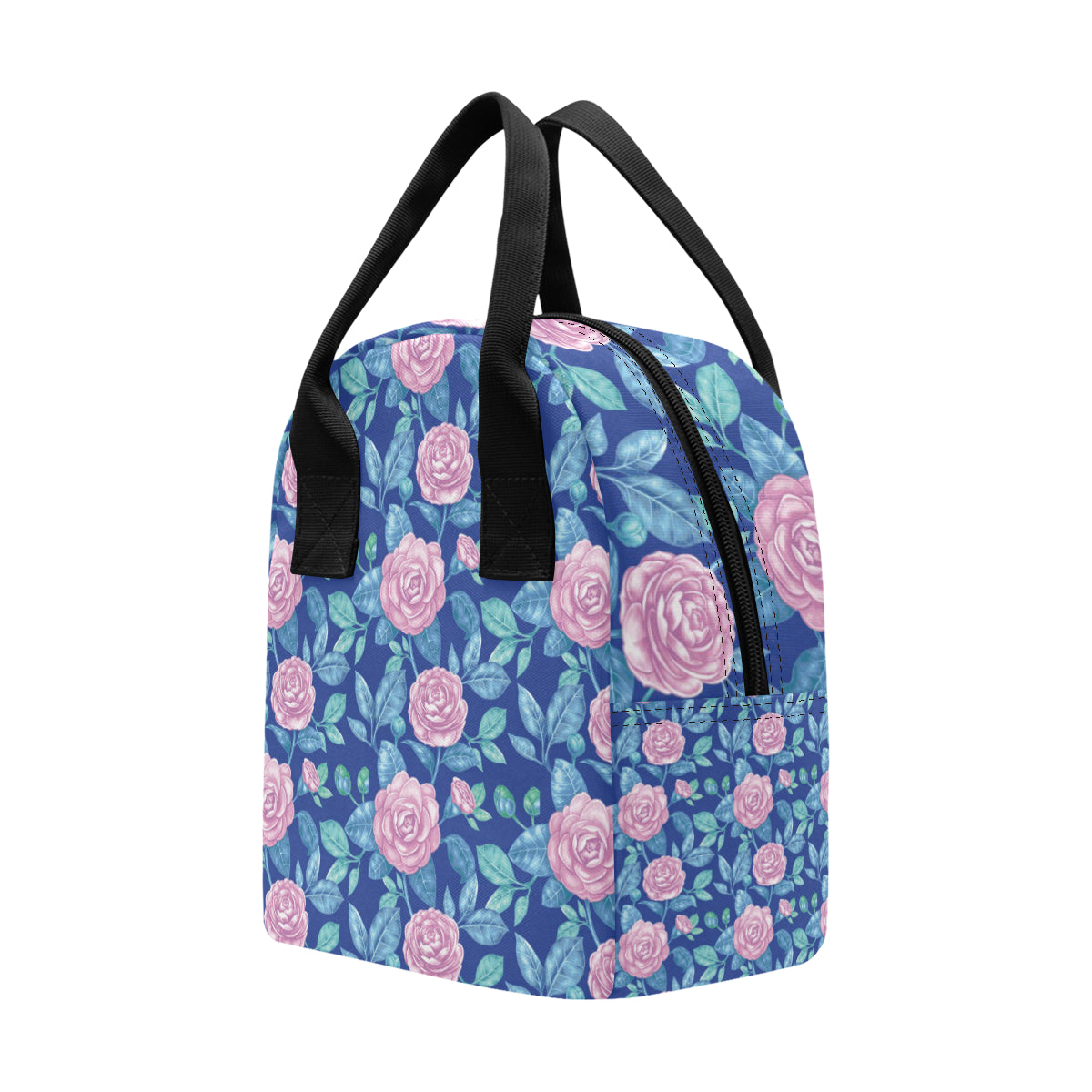 Camellia Pattern Print Design CM05 Insulated Lunch Bag