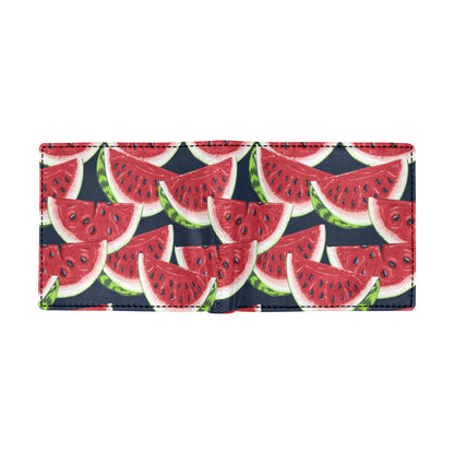 Watermelon Pattern Print Design WM011 Men's ID Card Wallet