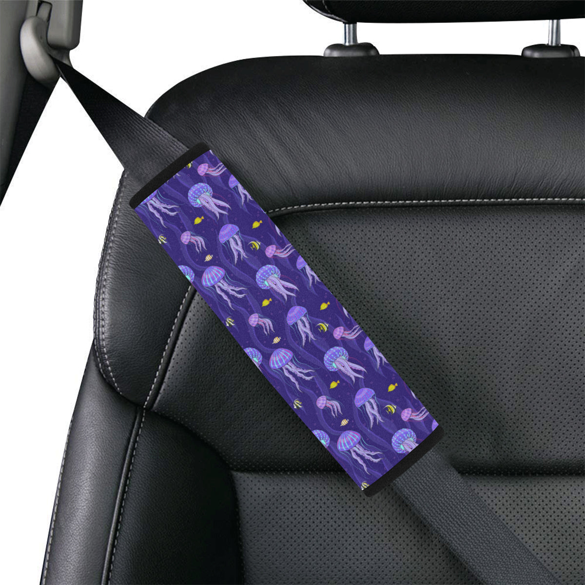 Jellyfish Style Print Car Seat Belt Cover