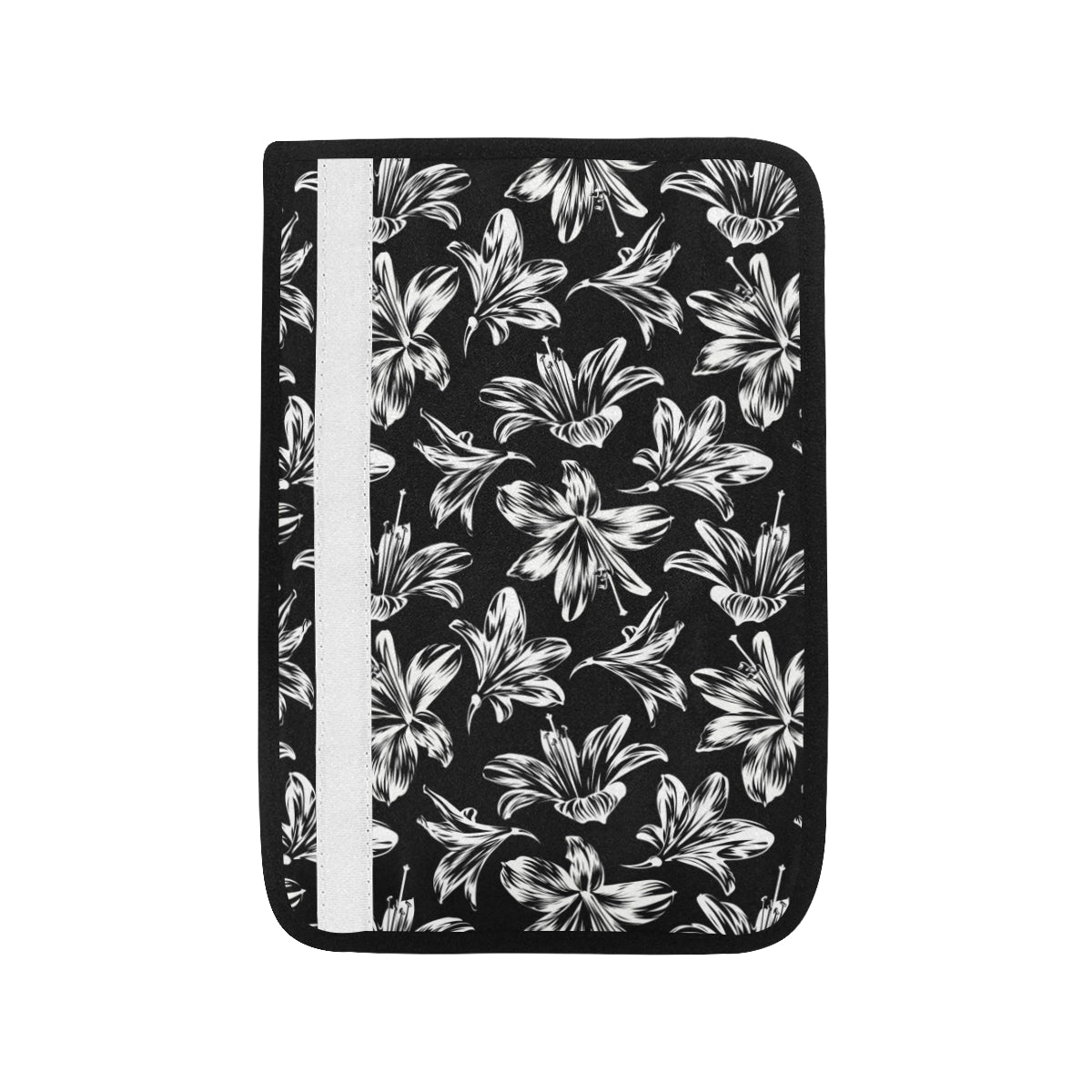 Amaryllis Pattern Print Design AL04 Car Seat Belt Cover