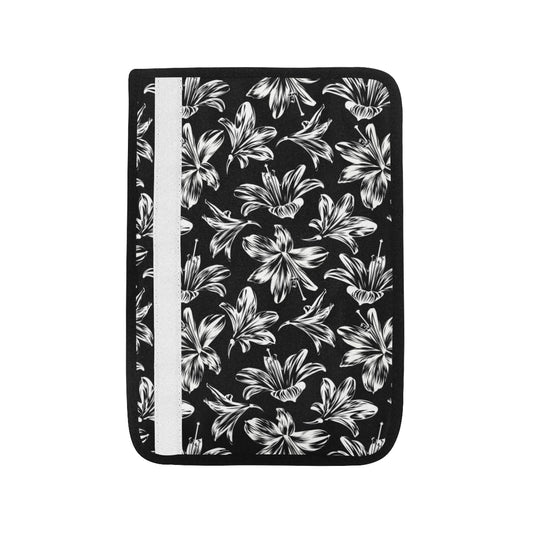 Amaryllis Pattern Print Design AL04 Car Seat Belt Cover