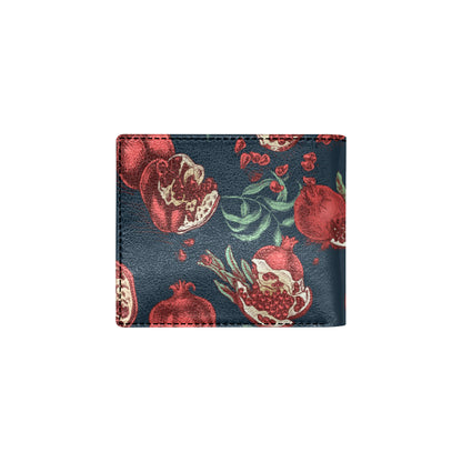 Pomegranate Pattern Print Design PG04 Men's ID Card Wallet
