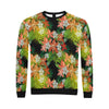 Amaryllis Pattern Print Design AL07 Men Long Sleeve Sweatshirt