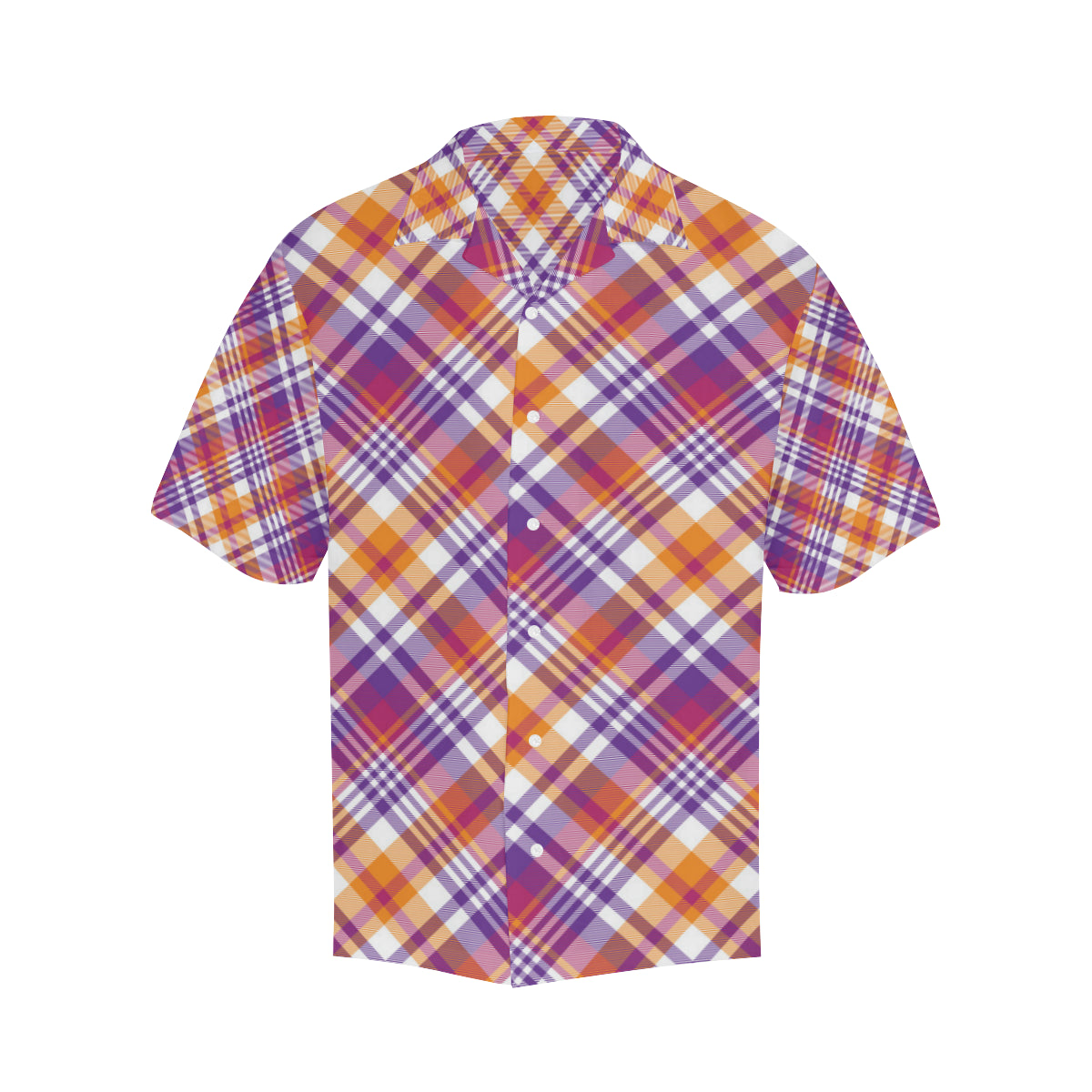 Madras Pattern Print Design 02 Men's Hawaiian Shirt