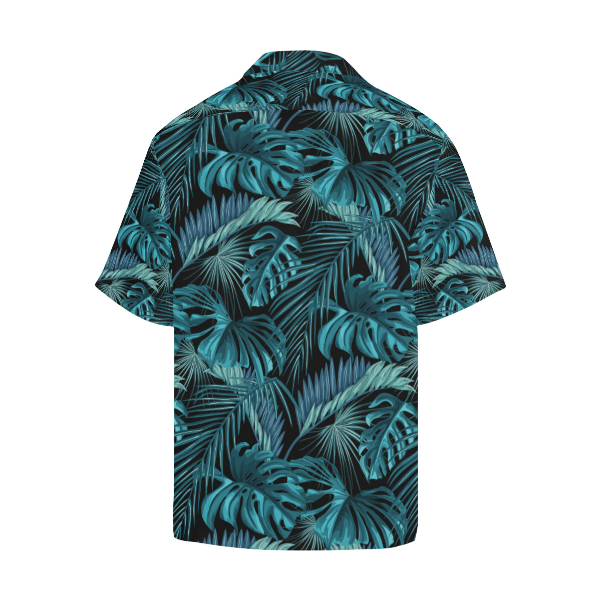 Palm Leaf Pattern Print Design A03 Men's Hawaiian Shirt