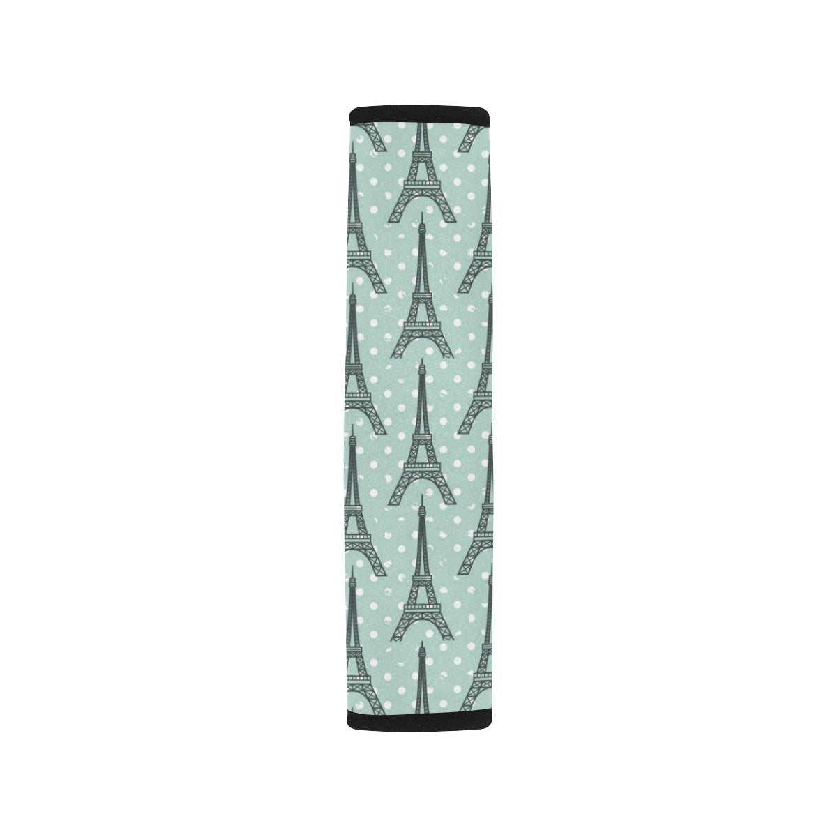 Eiffel Tower Polka Dot Print Car Seat Belt Cover