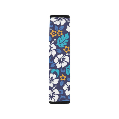 Hibiscus Pattern Print Design HB030 Car Seat Belt Cover