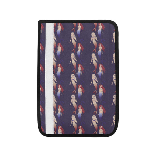 Mermaid Pattern Print Design 02 Car Seat Belt Cover