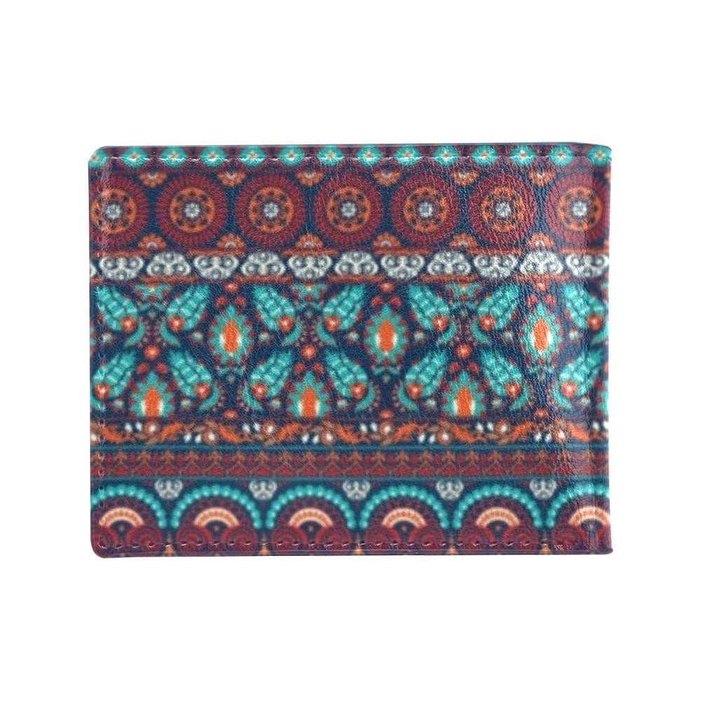 Suzani Print Design LKS302 Men's ID Card Wallet