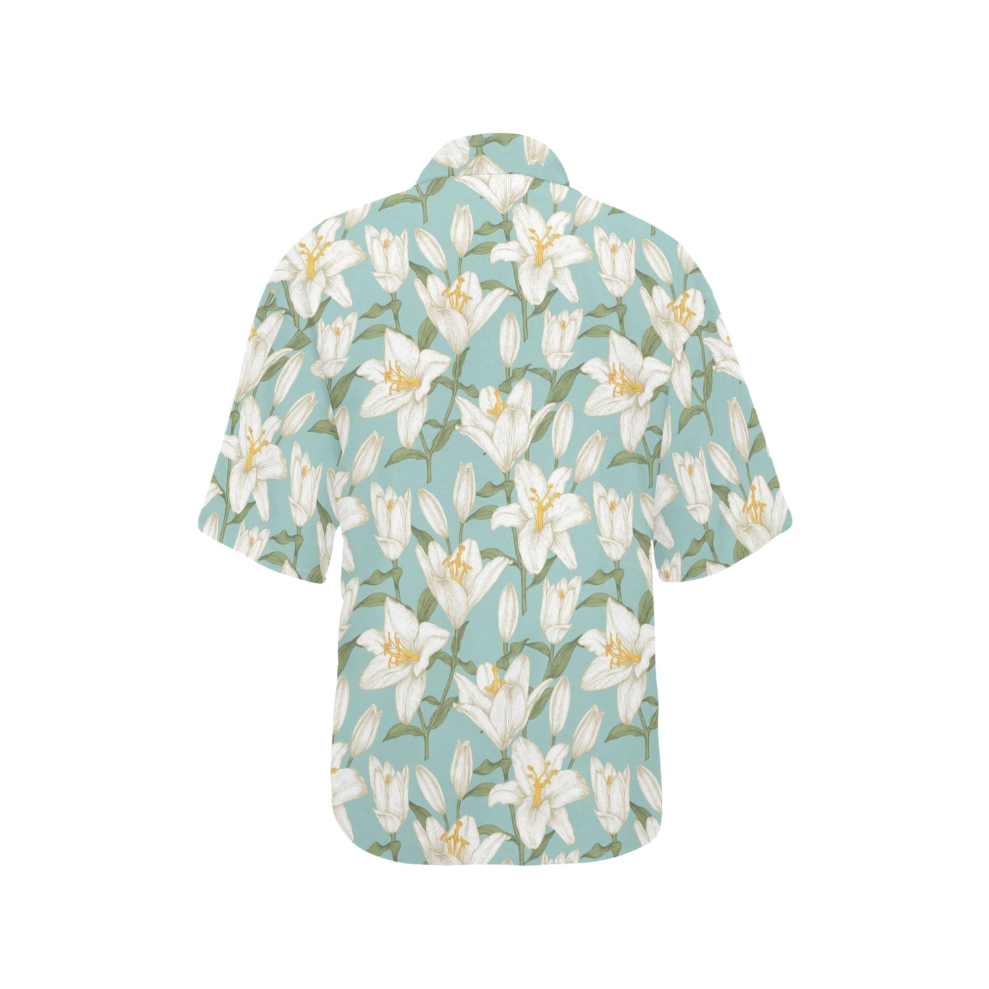 Lily Pattern Print Design LY09 Women's Hawaiian Shirt