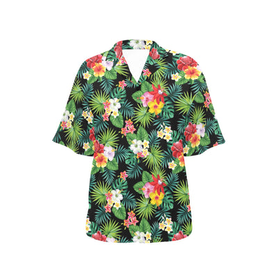 Hibiscus Hawaiian flower tropical Women's Hawaiian Shirt