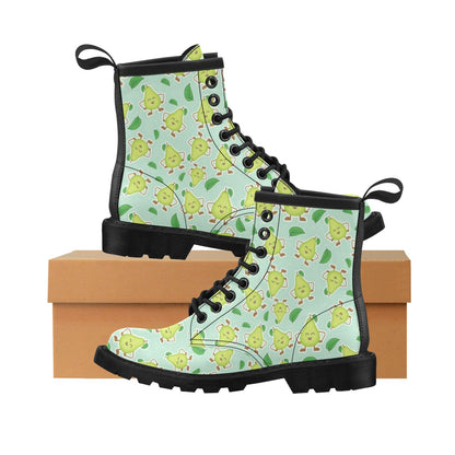 Avocado Pattern Print Design AC011 Women's Boots