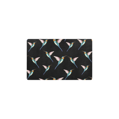 Hummingbird Pattern Print Design 06 Kitchen Mat
